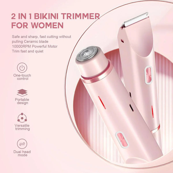 Double Head 2 IN 1 Electric Hair Shaver and Trimmer